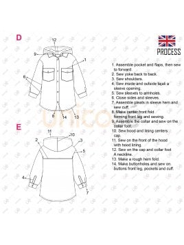 CAMISA CON GORRO NIÑA 2102