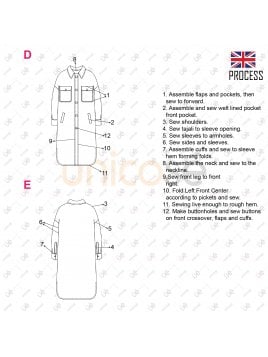 MOLDE CAMISACO MUJER 2105