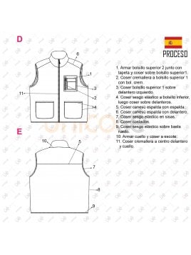 CHAQUETA CHALECO HOMBRE 2104