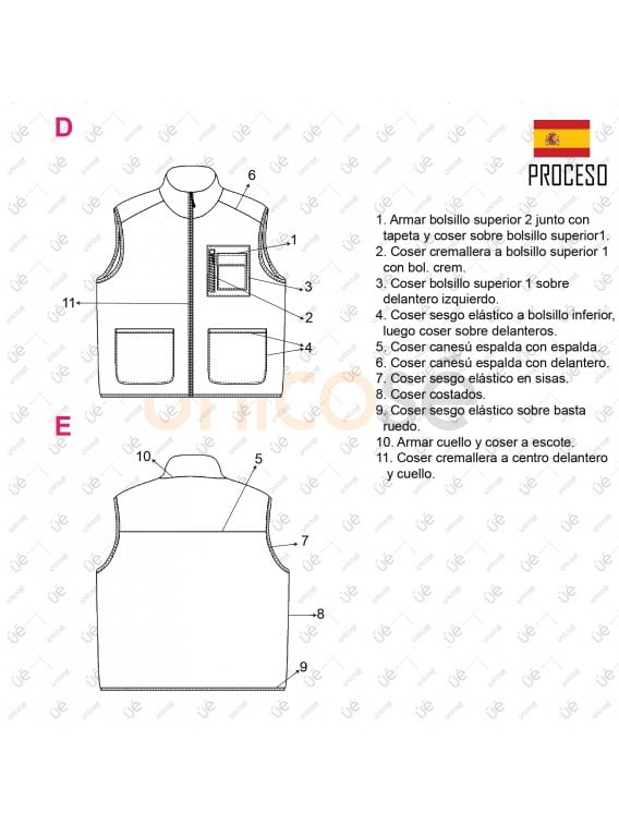 CHAQUETA CHALECO HOMBRE 2104