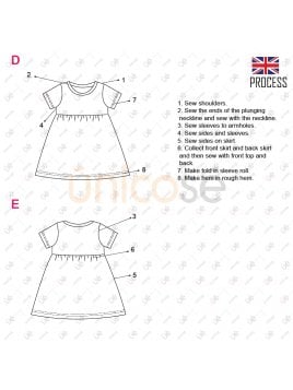 VESTIDO CAMPANA NIÑA 2105