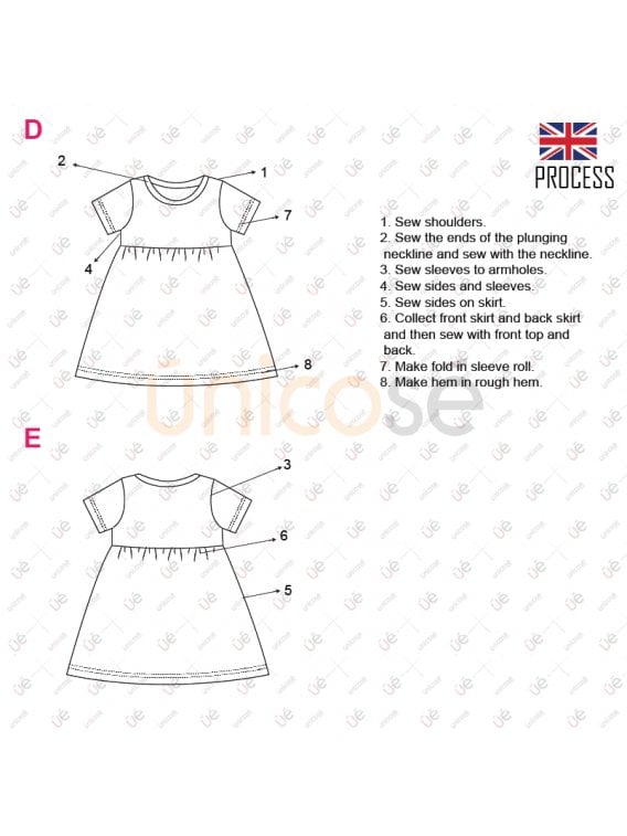 VESTIDO CAMPANA NIÑA 2105