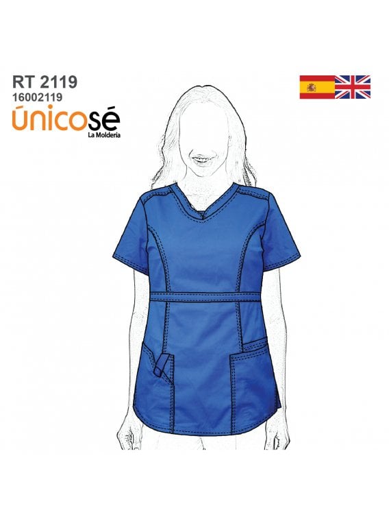 BLUSA SANITARIA MUJER RT 2119