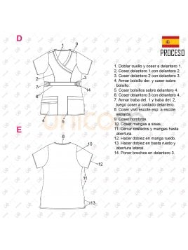 BLUSA SANITARIA MUJER RT 2120