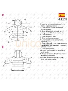 PARKA CON OREJAS BEBE 2101