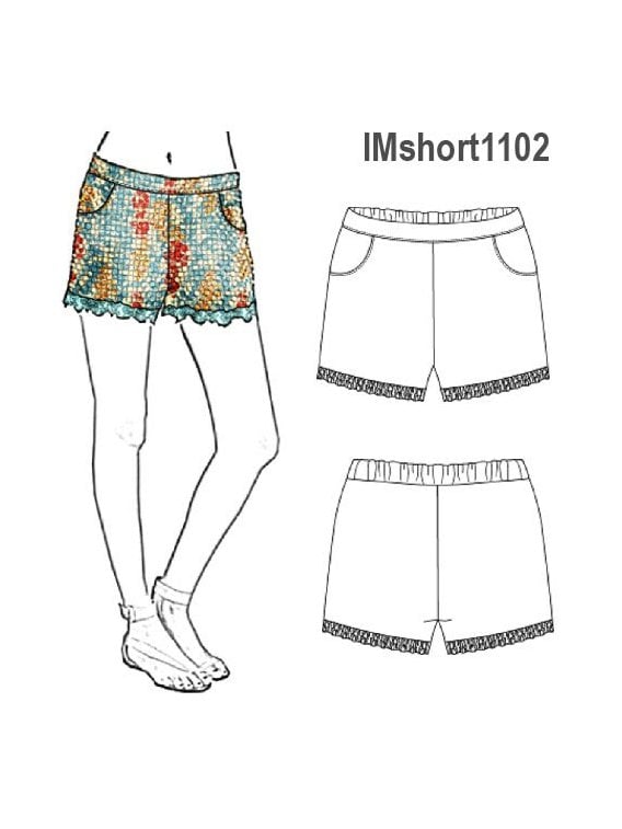 SHORT BASICO NIÑA 1102