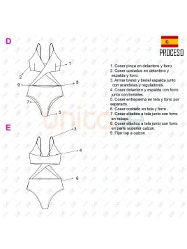 TRAJE DE BAÑO 1 PIEZA MUJER 2101