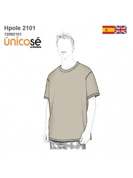 POLERA BASICA OVERSIZE HOMBRE 2101
