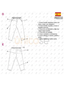 PANTALON SANITARIO HOMBRE RT 2122