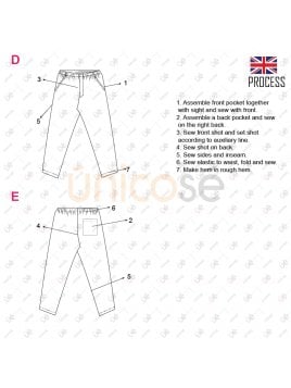 PANTALON SANITARIO HOMBRE RT 2122