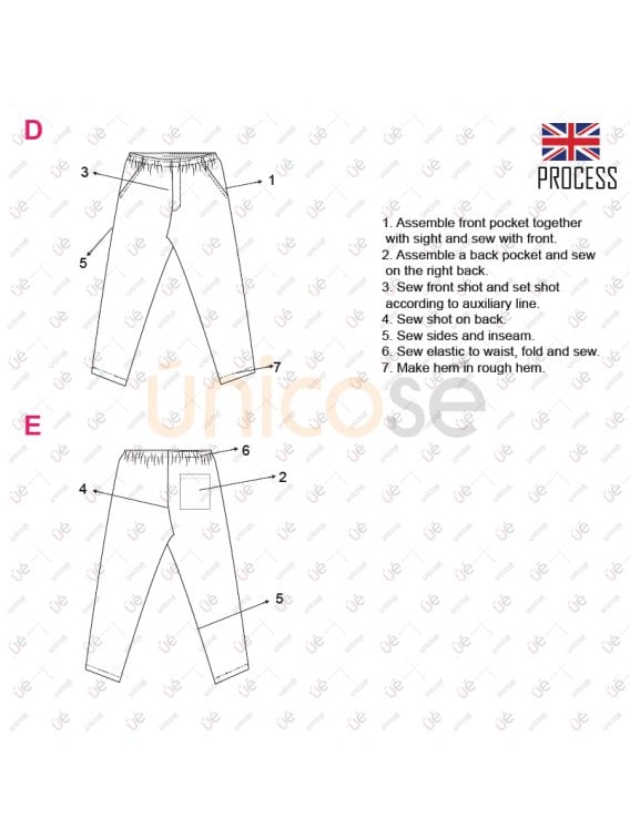 PANTALON SANITARIO HOMBRE RT 2122