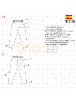 PANTALON SANITARIO MUJER RT 2123