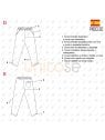 PANTALON SANITARIO MUJER RT 2123