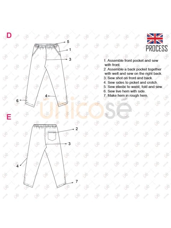 PANTALON SANITARIO MUJER RT 2123
