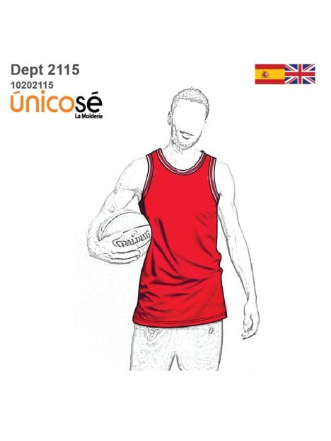 MOLDE: DEPORTE CAMISETA BASQUET 2115