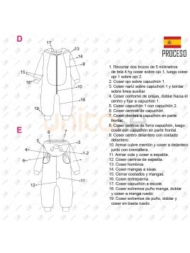 DISFRAZ PIJAMA BEBE D 2104