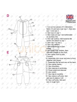 DISFRAZ PIJAMA BEBE D 2104