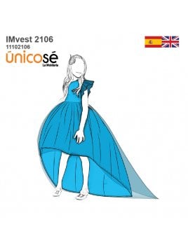 VESTIDO FIESTA NIÑA 2106