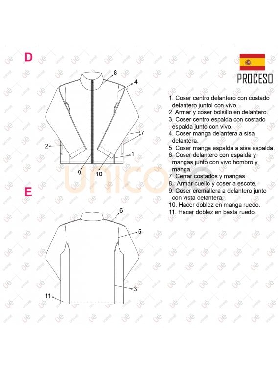 CAQUETA ESCOLAR UNISEX 2103