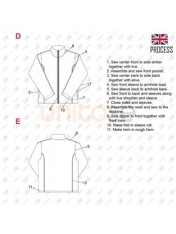 CAQUETA ESCOLAR UNISEX 2103