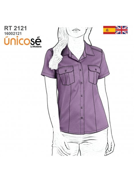 BLUSA TRABAJO MUJER 2121