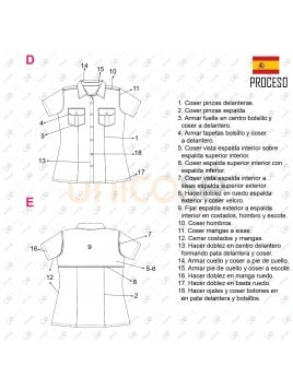 BLUSA TRABAJO MUJER 2121