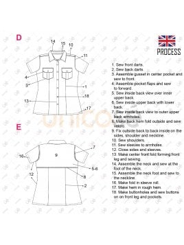 BLUSA TRABAJO MUJER 2121