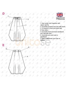 FALDA LARGA MUJER 2101
