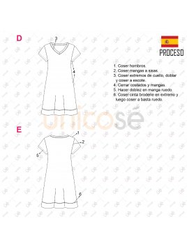 VESTIDO BASICO MUJER 2109