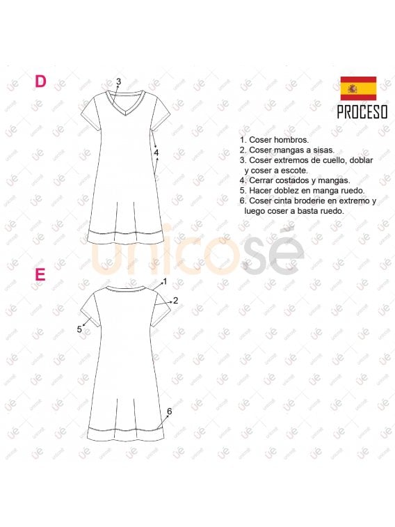 VESTIDO BASICO MUJER 2109