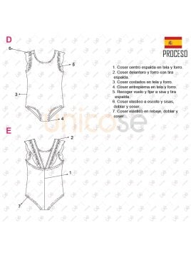 TRAJE DE BAÑO 1 PIEZA NIÑA 2101