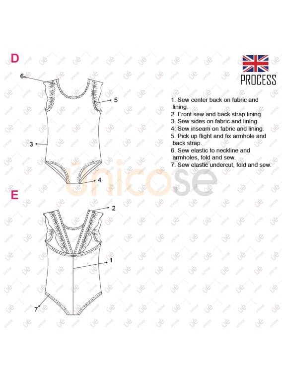 TRAJE DE BAÑO 1 PIEZA NIÑA 2101