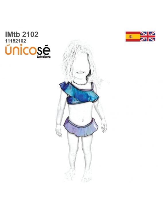 TRAJE DE BAÑO 2 PIEZAS NIÑA 2102