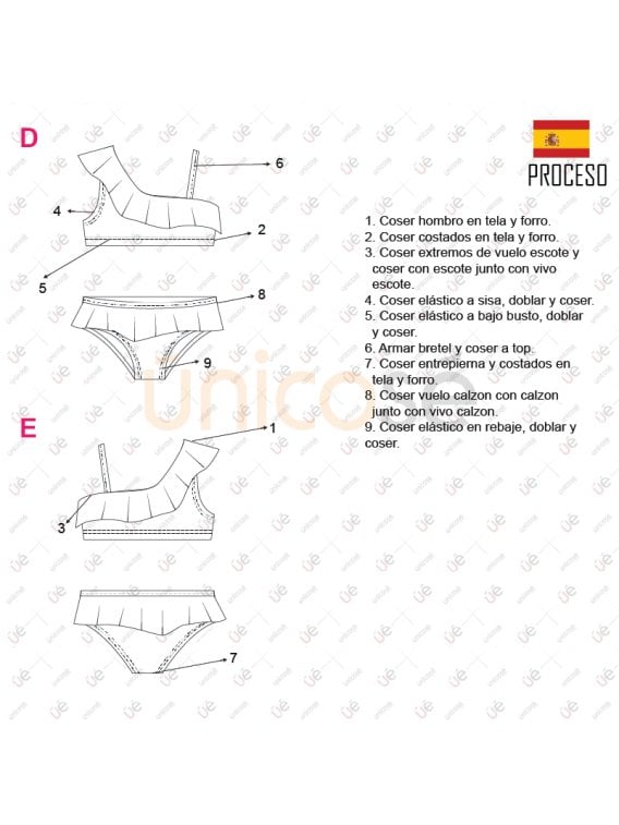 TRAJE DE BAÑO 2 PIEZAS NIÑA 2102