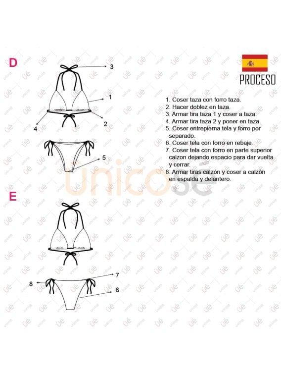 TRAJE DE BAÑO 2 PIEZAS MUJER 2102