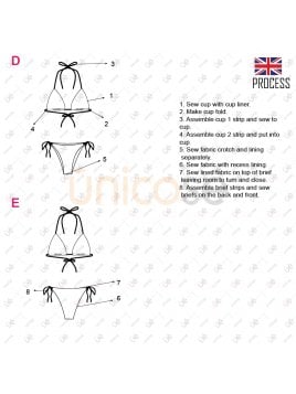 TRAJE DE BAÑO 2 PIEZAS MUJER 2102