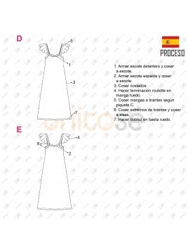 VESTIDO MIDI MUJER 2112