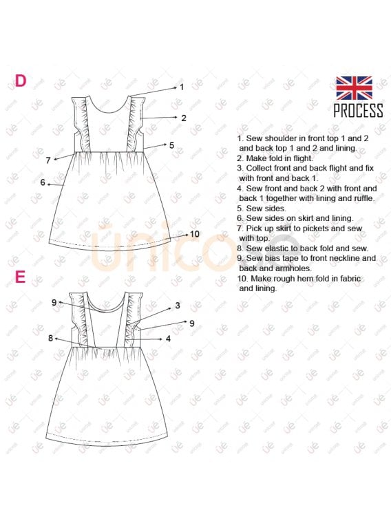 VESTIDO SOLERA NIÑA 2107