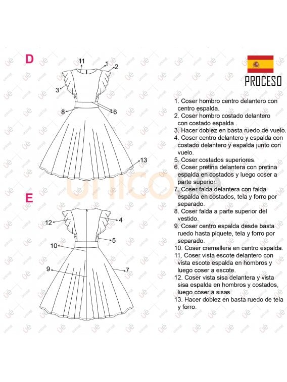 VESTIDO PLATO MUJER 2113