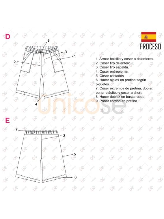 SHORT OVERSIZE MUJER 2104