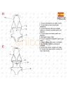 TRAJE DE BAÑO 1 PIEZA MUJER 2107