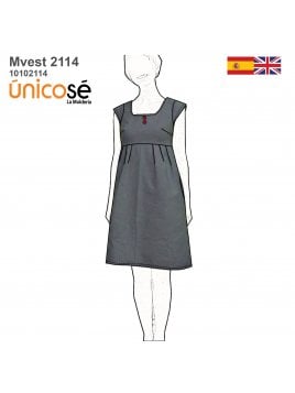 VESTIDO SIMPLE MUJER 2114