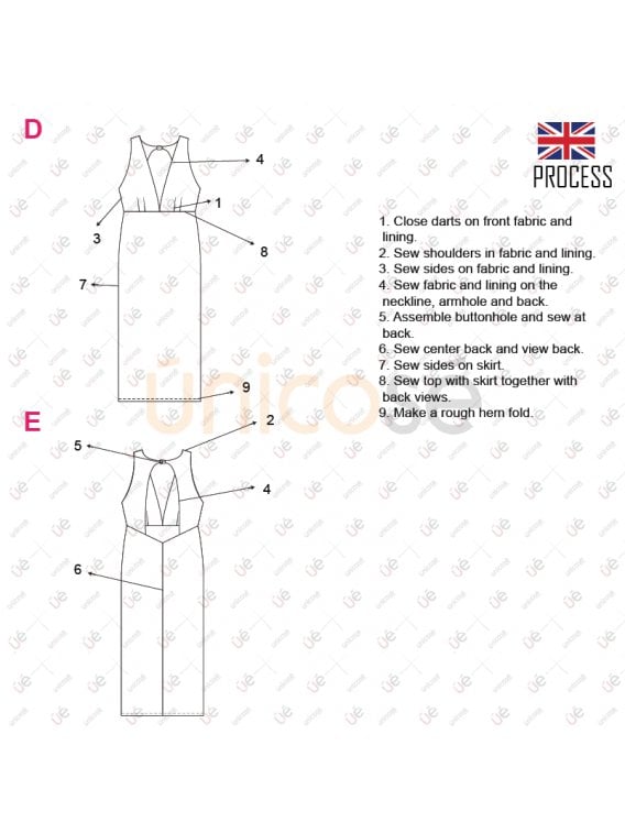 VESTIDO LARGO MUJER 2115