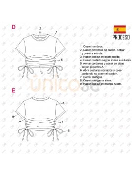 TOP RECOGIDO MUJER 2105