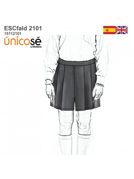 FALDA SHORT ESCOLAR 2101