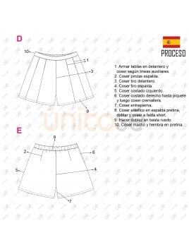 FALDA SHORT ESCOLAR 2101