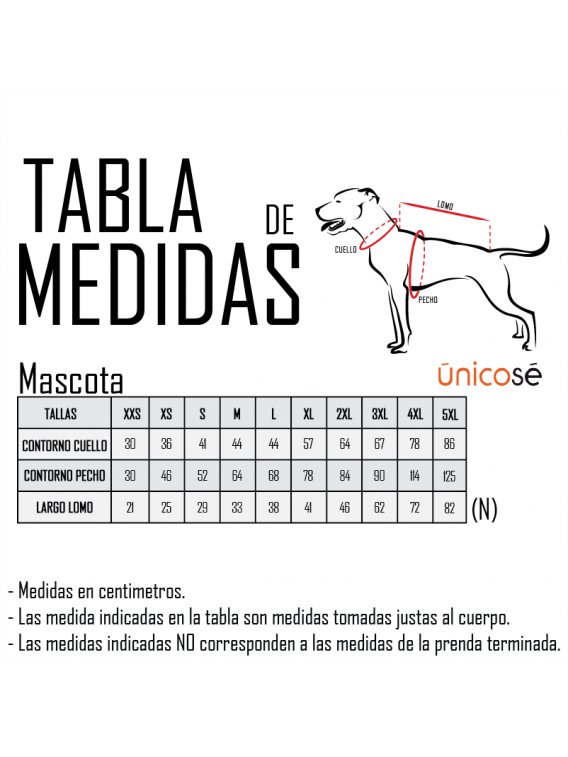 CHAQUETA MASCOTA ACC 2118