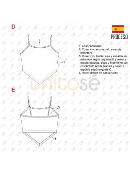 TOP PAÑUELO MUJER 2103