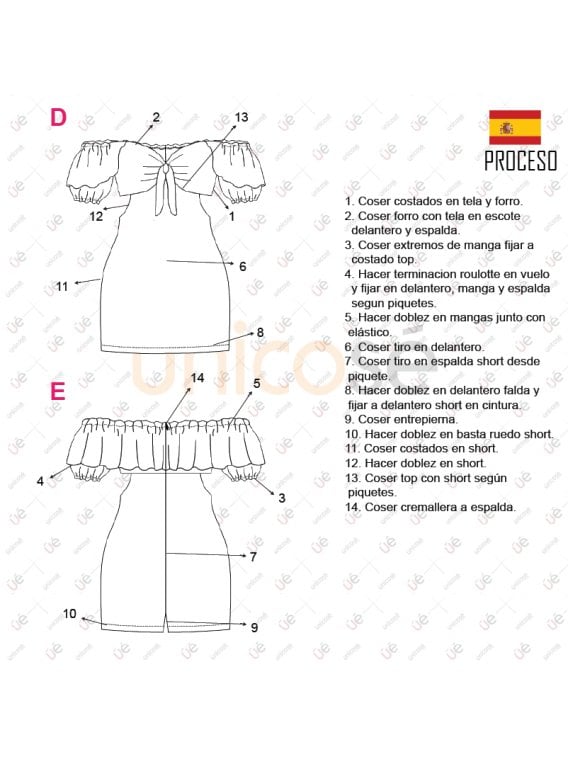 ENTERITO CORTO MUJER 2109