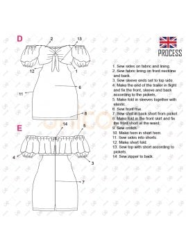 ENTERITO CORTO MUJER 2109